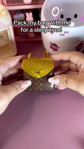 Sleepover Mini Bag #minitoys #minibrands #miniatures #asmr #asmrtoys #asmrtiktoks #minitoysunboxing #asmrvideo #Halloween 