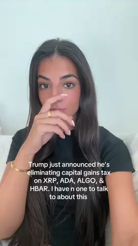 Trump’s eliminating captial gains tax on crypto!! What do you think this means? #xrp #ada #crypto #hbar #creatorsearchinsights #cryptoforbeginners 