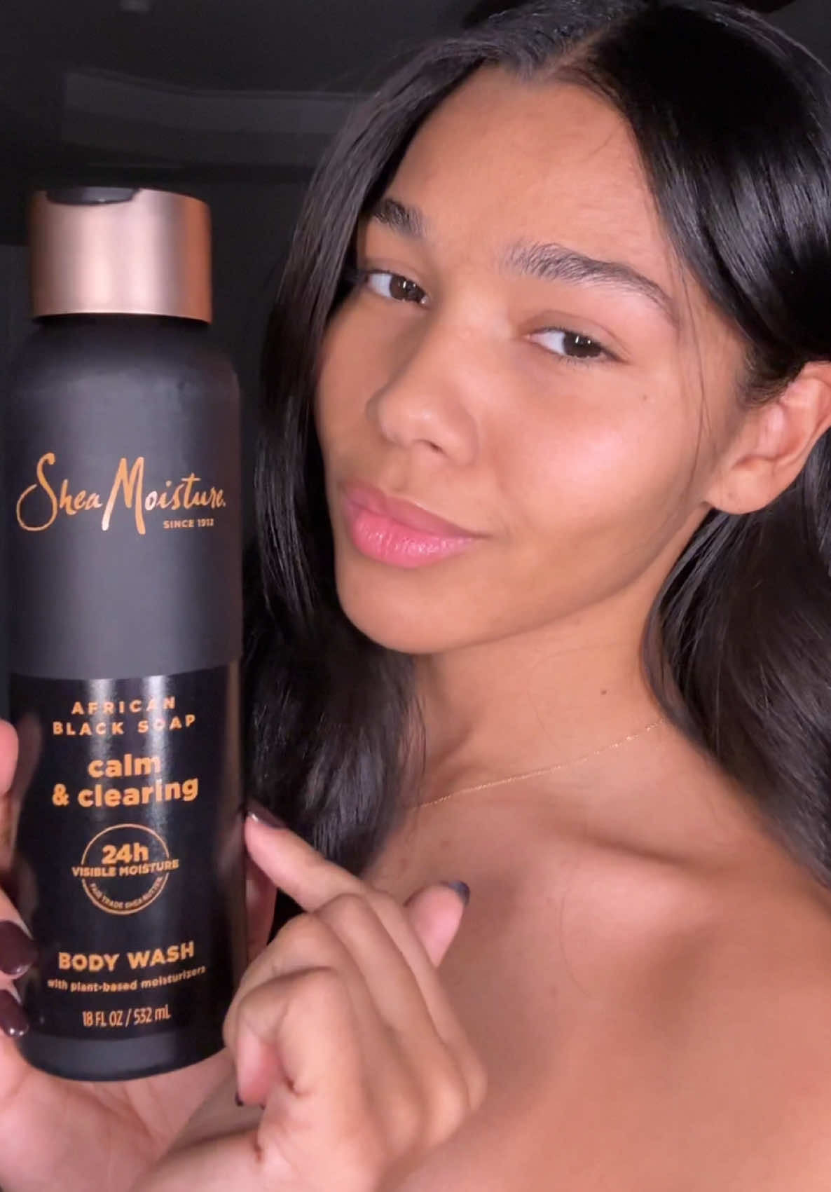 My skin has never been this happy @SheaMoisture  😫🤍 #SheaMoisturePartner #fyp #foryoupage