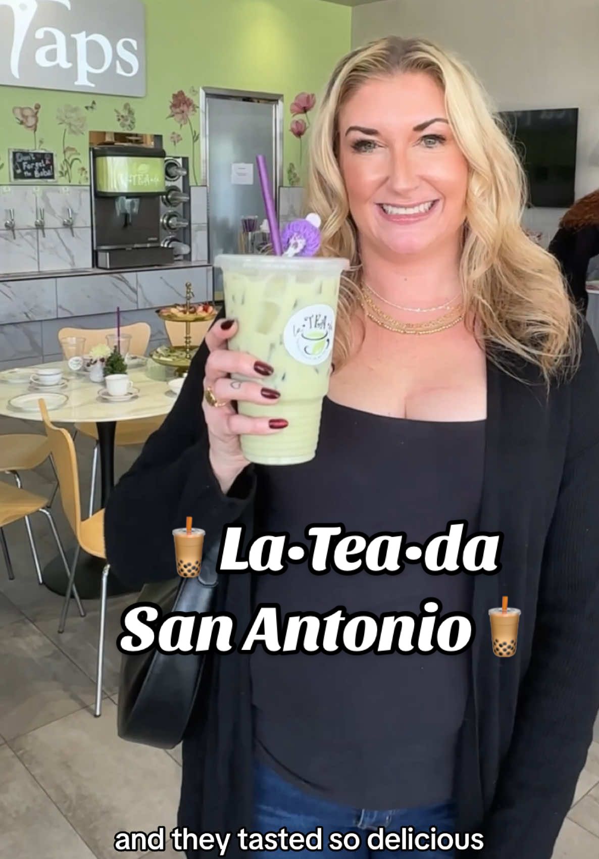 #hosted Wherher you are a tea connoisseur or a casual tea drinker, @La Tea Da has something for you! Offering a wide selection of organic loose-leaf teas, curated seasonal drinks, healthy meals (including gluten-free options) and delicious high teas, La•Tea•da is a tea shop worth visiting in San Antonio! A tin of loose tea or custom gift basket from this shop would also make a lovely holiday gift!  husband and I greatly enjoyed our recent visit and loved the drinks we chose: Iced Feliz Matchadad for me and a Hot Sleigh Ride for him. The owner Leah, her family and everyone working was super sweet and they also sent us home with a special tea infuser and a selection of loose teas: • Gentle Ginger to help with stomach and digestive issues •Turmeric Twist + Valerian Root to help with sleep •Peachy Bellini, a delicious white tea blend to enjoy in the evening •Masala Chai, a black tea to help start the day Thank you to La•Tea•da for your hospitality!!!💚💚💚 📍La•Tea•da      434 N Loop 1604 W, suite 1101,      San Antonio, Texas 78232 What's your favorite kind of tea? #lateada #sanantoniosmallbusiness #teashop #organiclooseleaftea #greentea #matcha #oolongtea #gingertea #masalachai #sanantoniotx #sanantoniotexas #satx #sanantonioinfluencer #sanantonioblogger #sanantoniocontentcreator #thingstodoinsanantonio #sanantoniocafe 