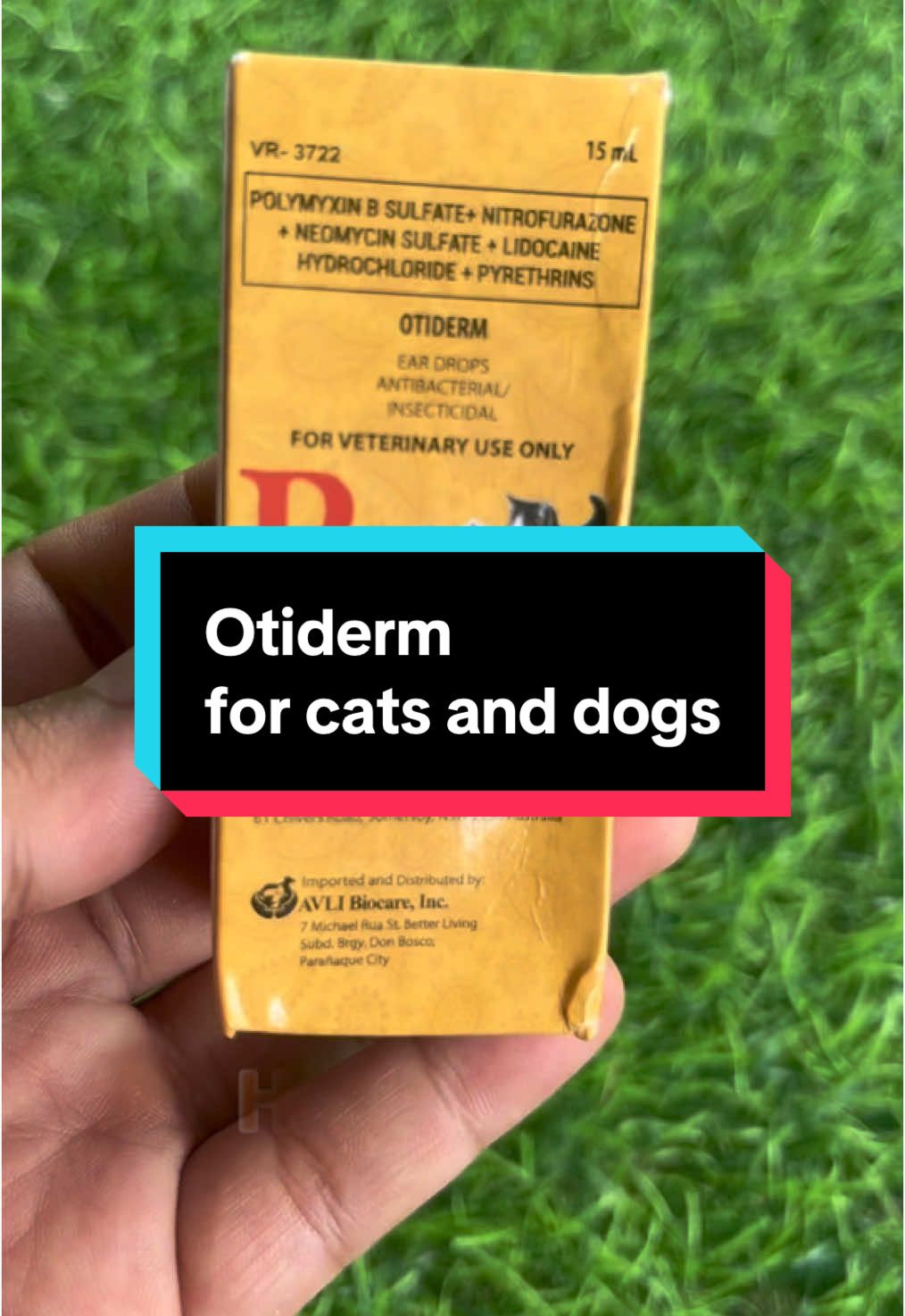 Ear drop Solution for cats and dogs#testedandproven#otidermtreatment #otidermeardrops 