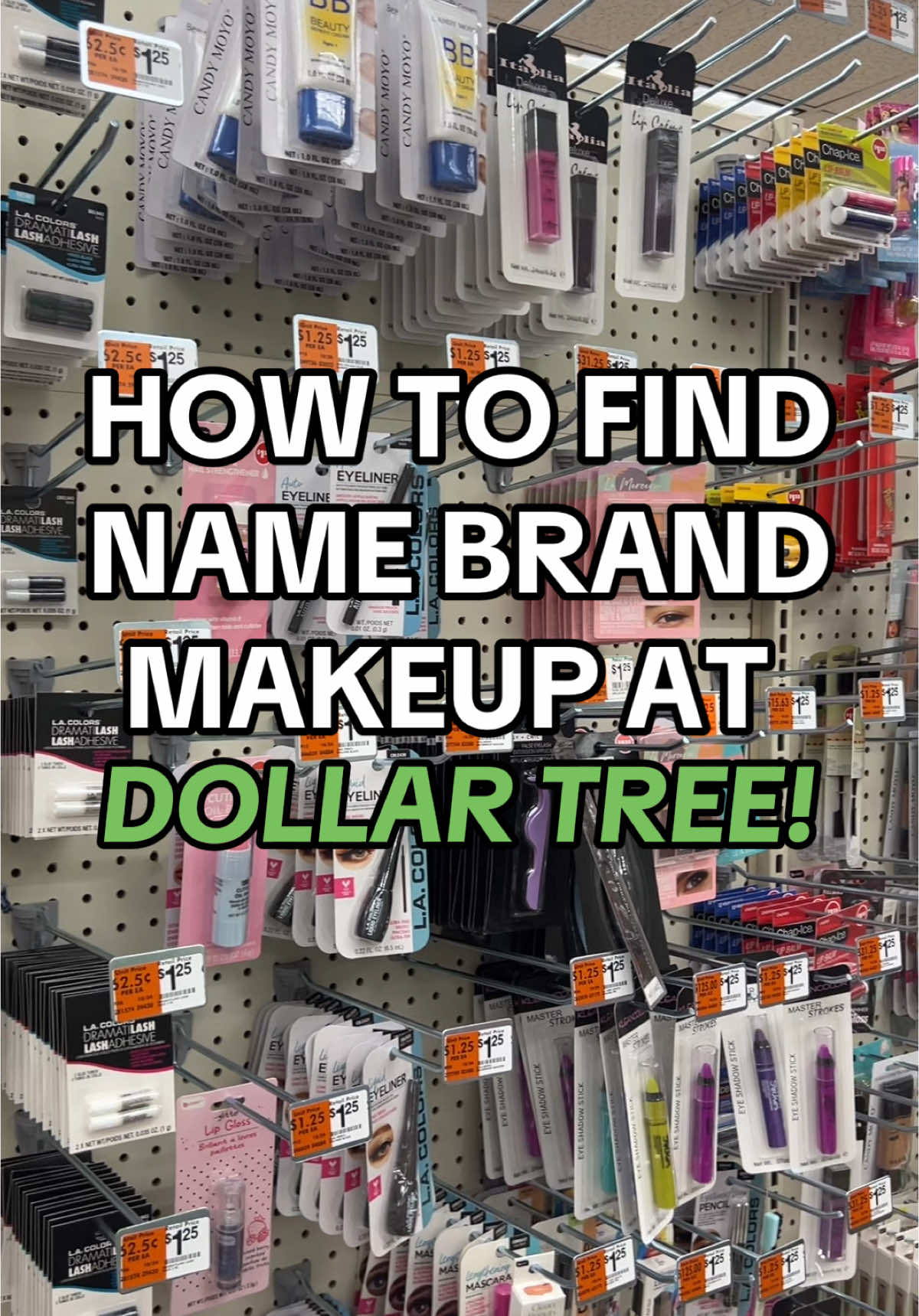 Here is an easy tip on how to find name brand makeup at your local @Dollar Tree stores!! Let me know if you find anything good at your Dollar Tree makeup aisle! 😍 #dollartree #dollartreetok #dollartreefinds #dollartreemakeup #dollartreeshopping #dollartreefind 