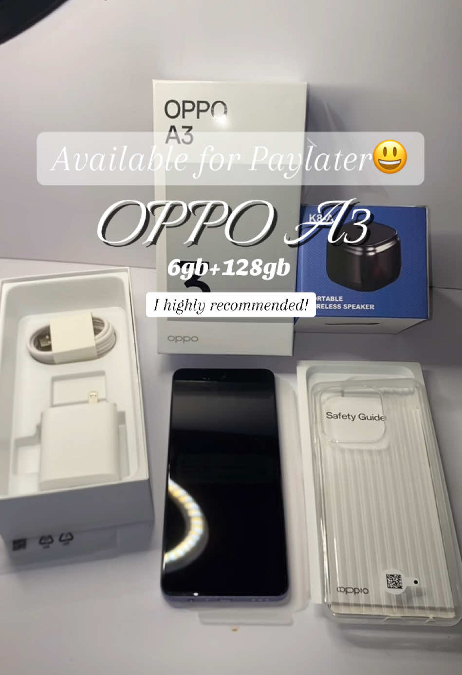 Only ₱8,999.00 for [NEW] OPPO A3 (6+128GB) Over 4 Years Durable Battery + 45W Flash Charge Military-Grade Shock Resistance!☺️#tiktok #fyp #viralvideo #fypage #everyone #oppo #oppoa3 #bestseller 