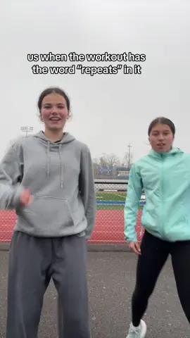1k and 1600 repeats absolutely not 😭😭 #track #Running #run #distance #xc #runnerstiktok #crosscountry #milerepeats #trackworkout #distancetrack #runtokcommunity #runnersoftiktok 