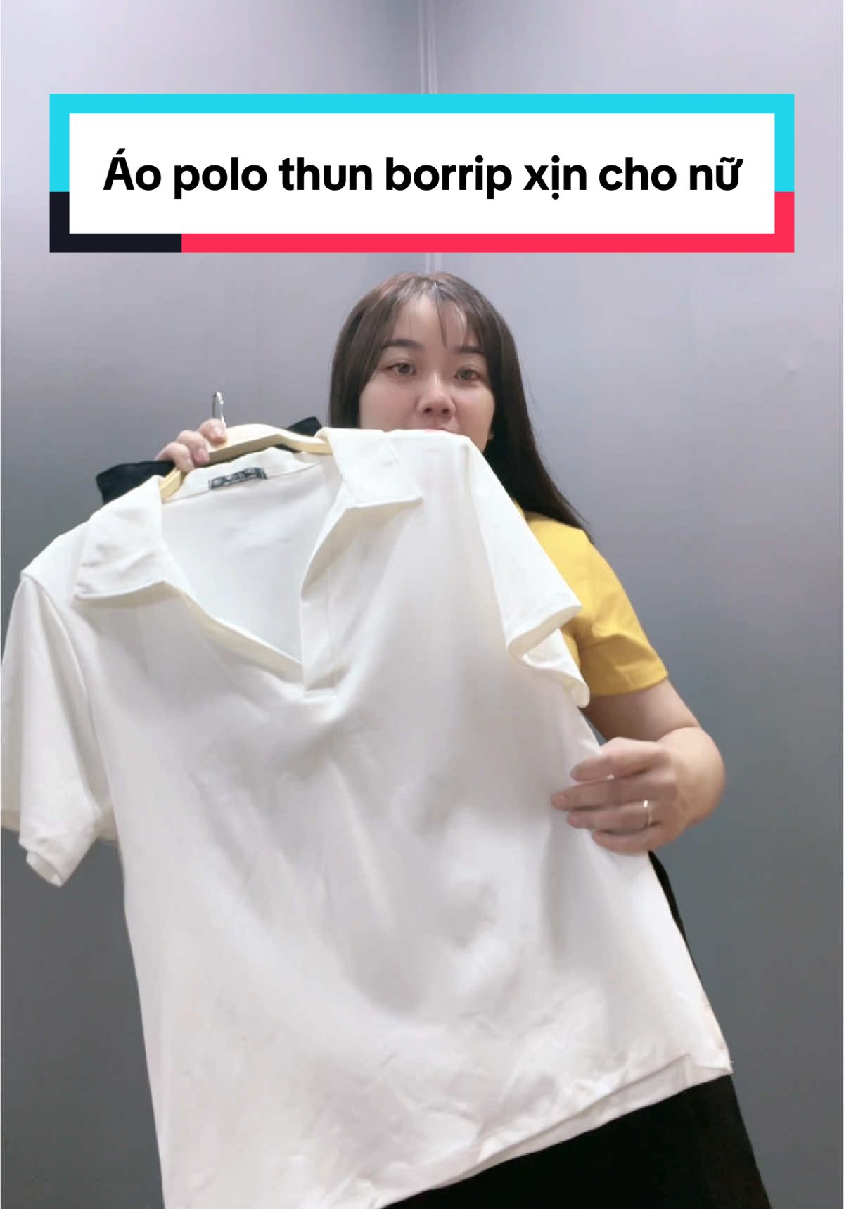 Áo thun polo phối quần baggy  tôn dáng cho nữ #quanaobigsize #ươc_duoc_len_xu_huong #conhobigsize #béo #chubby #reviewbigsize #quânobigsize #chubby 