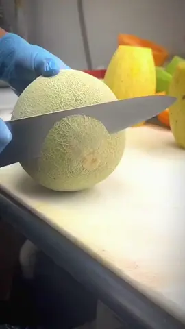 Melon #asmr #satisfying #fyp #fruit 