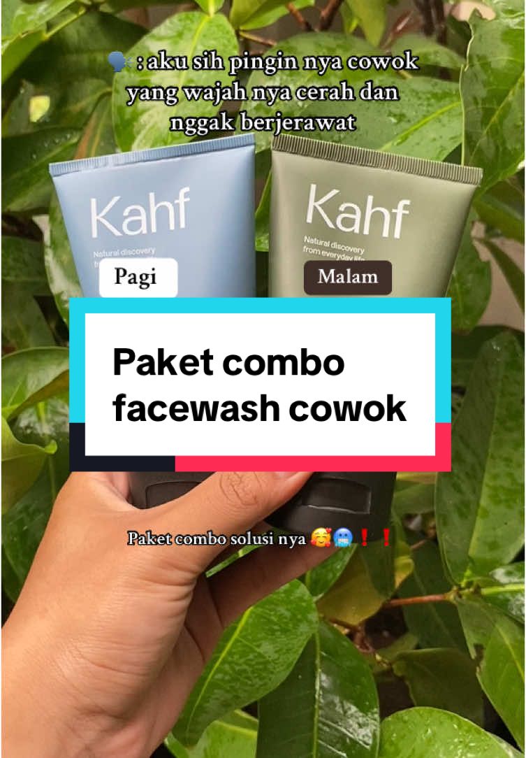 Paket combo kahf yang biru untuk mencerahkan dan yang hijau untuk mengatasi kuliat berjerawat dan berminyak Promo terbatas ya guys!!! #fyp #SelfCare #facewash #Skincare Murah Buat Bekas Jerawat #selfcarecowok #skincaretips #reviewskincare #fyp #selfcareroutine 