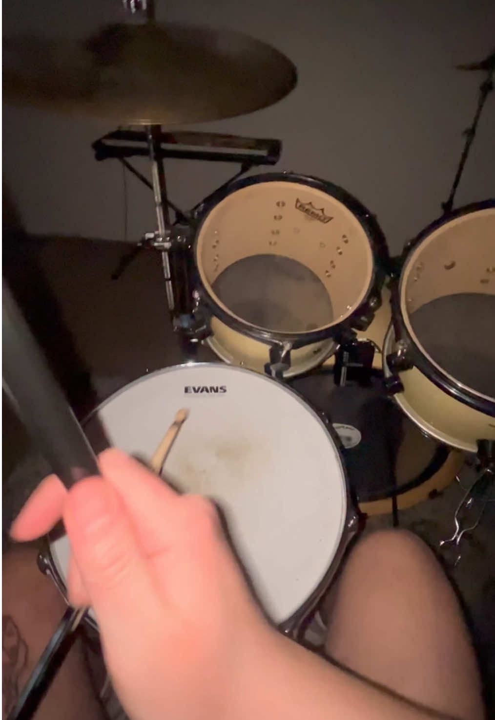 Fine… I’ll hop on the POV trend. But with an actual GOOD song #drums #pov #fyp #a7x 