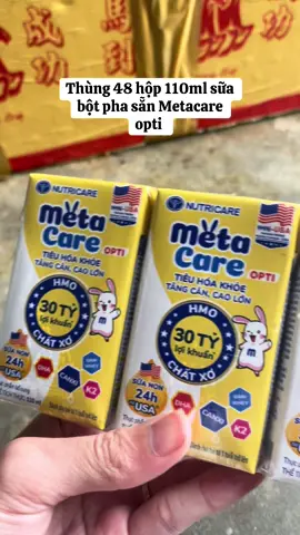 Thùng 48 hộp 110ml sữa pha sẵn Metacare opti#metacare 