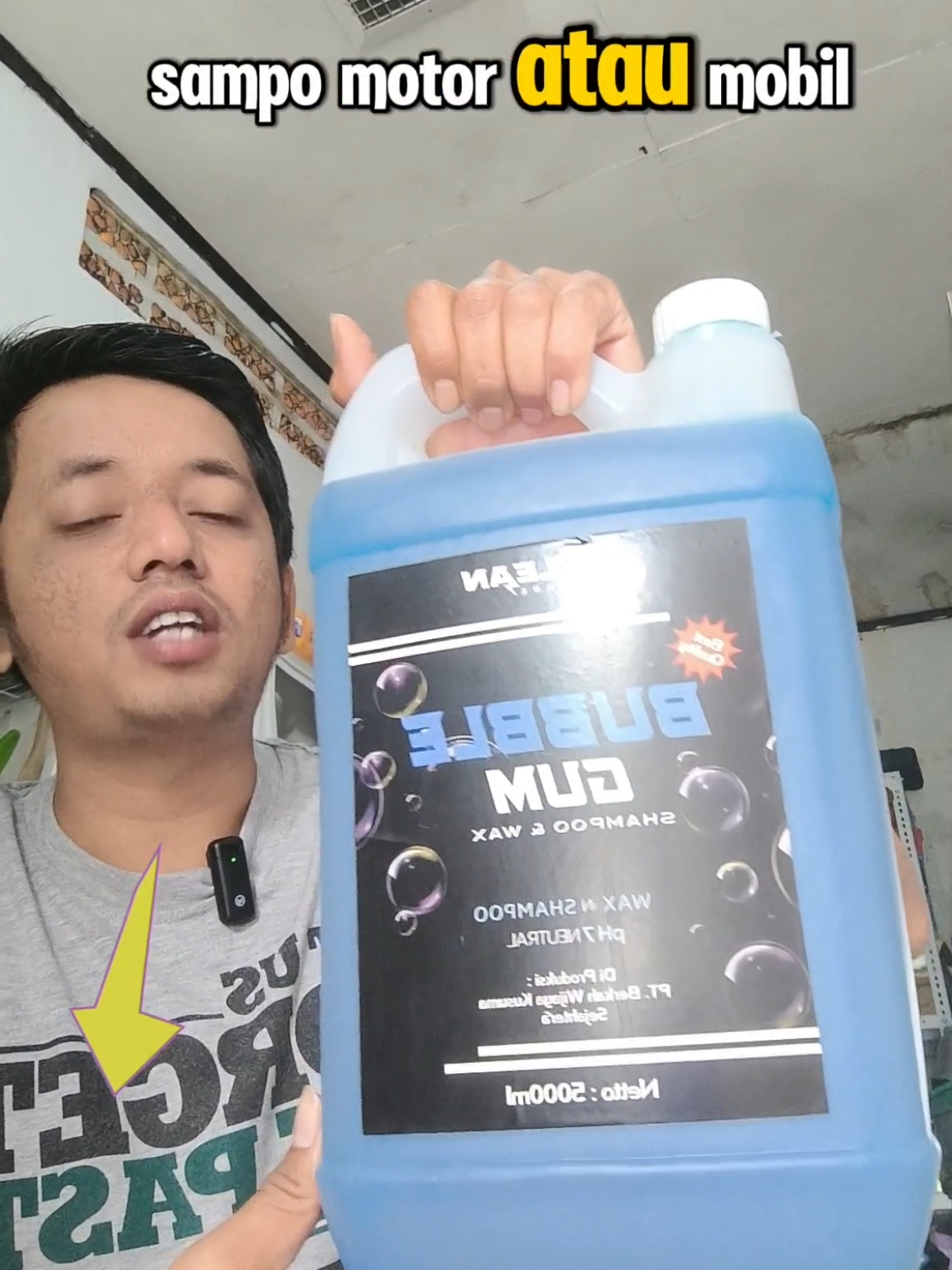Shampoo 5 liter untuk mobil atau motor #shampoo #shampomobil #shampoomotor 