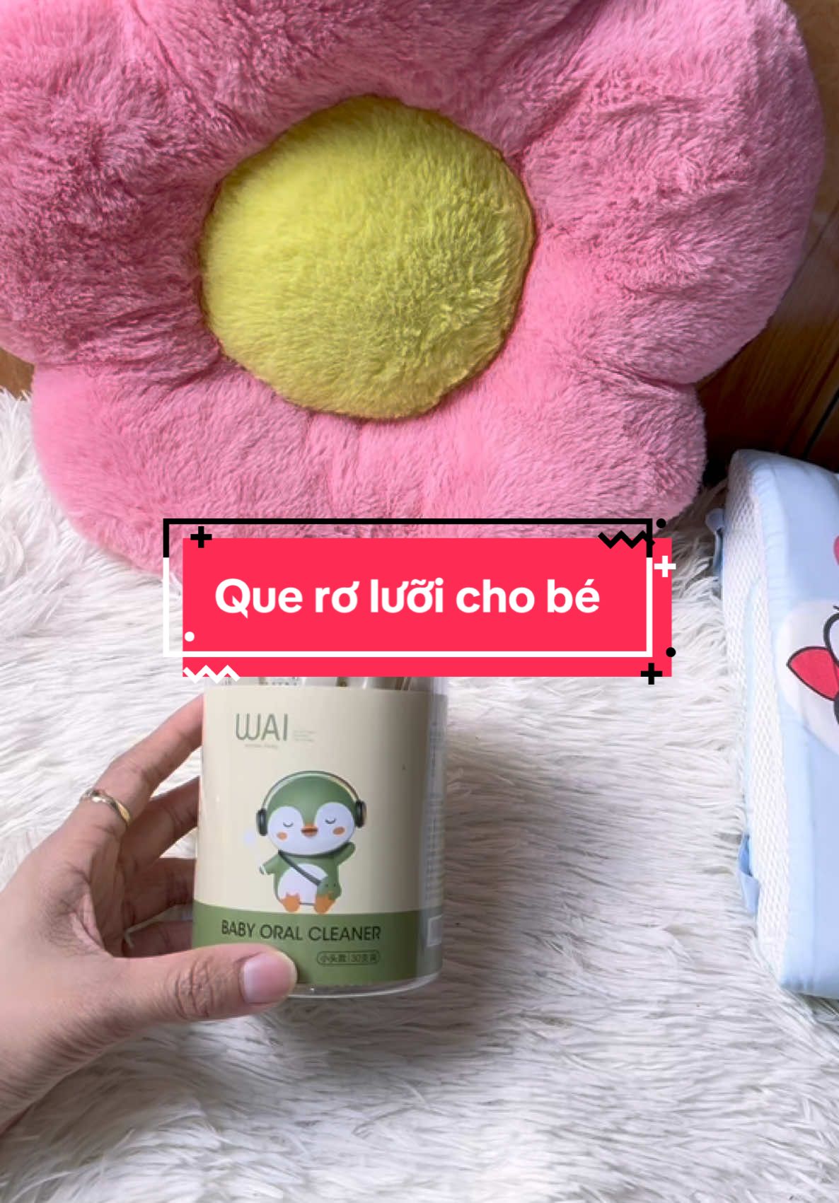 Que rơ lưỡi cho bé #xh #queroluoichobe #roluoichobe #dodungsosinh #dodungchobe #xh #xuhuongtiktok #mecuabo 