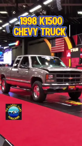 1998 K1500 Chevy Truck. #mecumauctions #reels #viralreels #classictrucks #classicchevytruck 