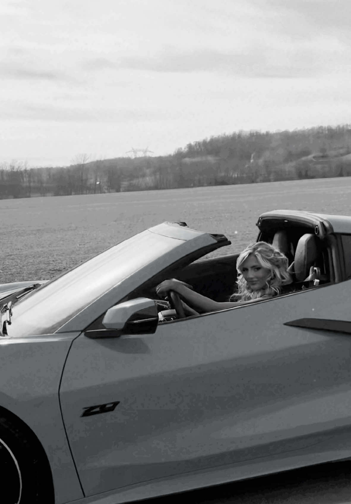Cool car right #fyo #fy #car #hoco #formal #makeup #hair #corvette 