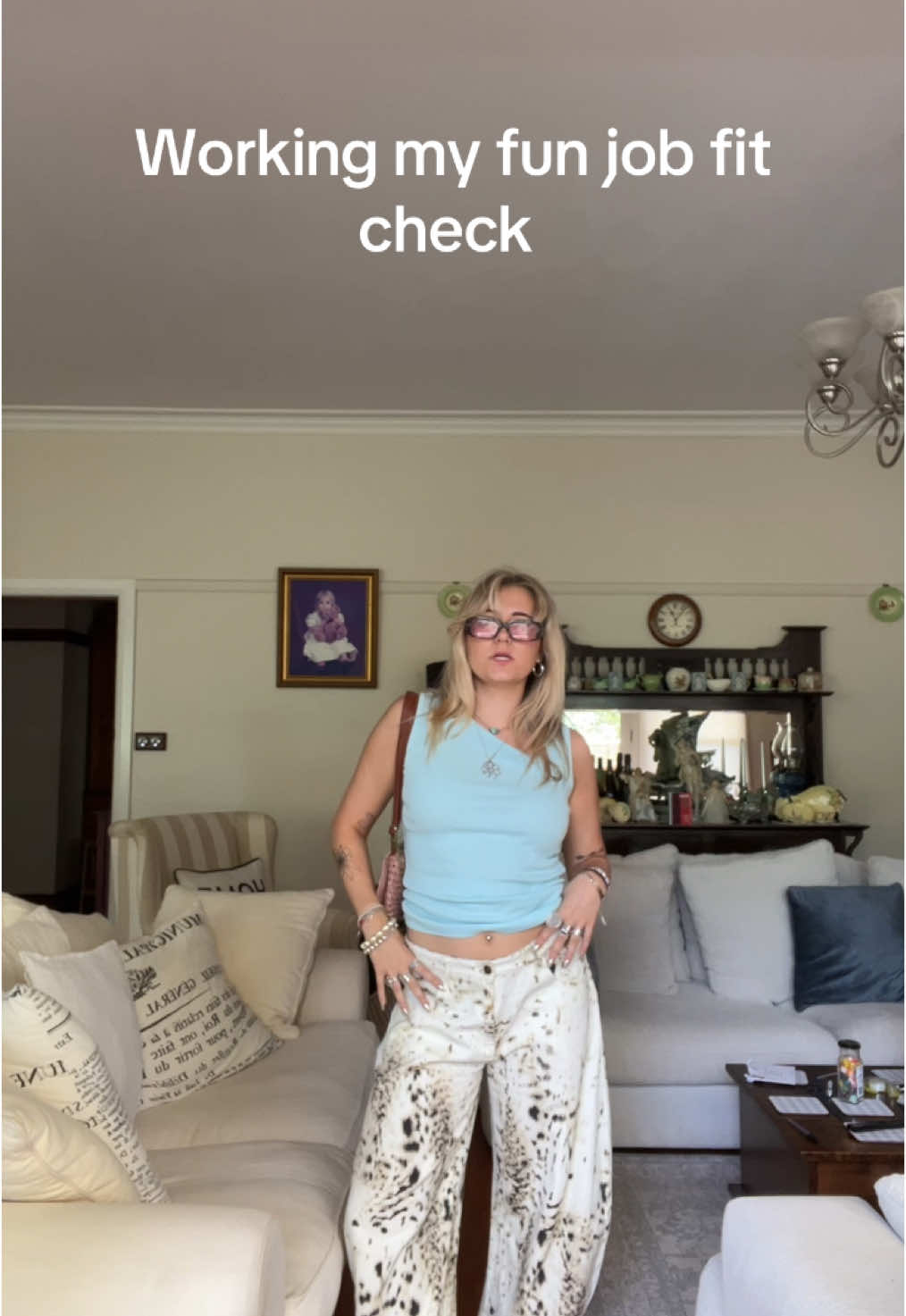 She’s the fashion stylist today #Maximalism #styling #stylist 