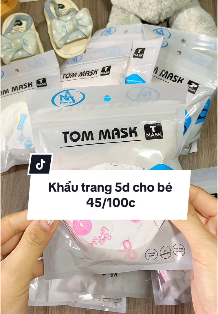 Khẩu trang 5d cho bé#khautrangchobe #khautrang5dchobe #khautrangtreem #xuhuong  #viralvideo #tiktok #viral 