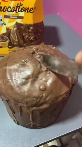 fui totalmente influenciada pelo tiktok a comprar esse aqui #chocotone #chocotonerecheado #chocotonetrufado #chocotonebauducco #natal #natal2024 