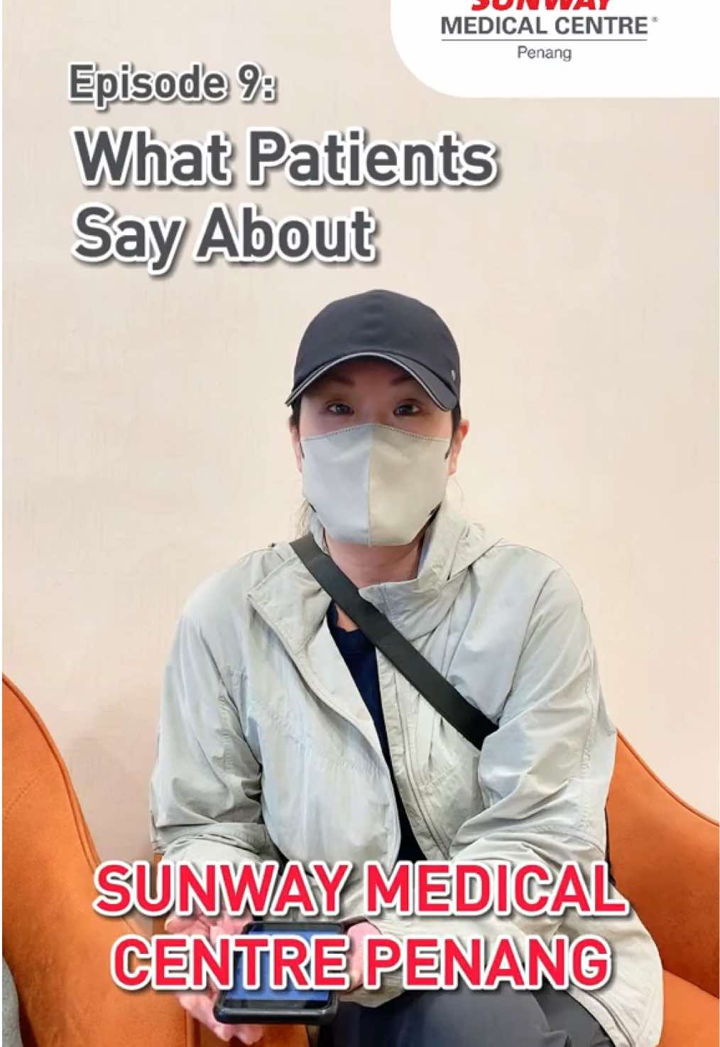 🌟 Episode 9 - What Patients Say About Sunway Medical Centre Penang  🌟 𝗛𝗲𝗮𝗿 𝗳𝗿𝗼𝗺 𝗼𝘂𝗿 𝗛𝗼𝗻𝗴 𝗞𝗼𝗻𝗴 𝗽𝗮𝘁𝗶𝗲𝗻𝘁𝘀 𝗮𝗯𝗼𝘂𝘁 𝘁𝗵𝗲𝗶𝗿 𝗵𝗲𝗮𝗹𝘁𝗵 𝘀𝗰𝗿𝗲𝗲𝗻𝗶𝗻𝗴 𝗲𝘅𝗽𝗲𝗿𝗶𝗲𝗻𝗰𝗲! 🌟 Meet Winnie, a valued patient from Hong Kong, here to share her heartfelt testimonial about her experience at Sunway Medical Centre Penang. Winnie and her husband visited us for a comprehensive health screening and body check, and they were delighted by the care and service they received. Hear their impressions and discover what made their visit so memorable and worthwhile. 💖 At Sunway Medical Centre Penang, your health journey matters to us, no matter where you're from. 🌍 Reach out to us at: 04 - 373 9191 for more information. 📷 #SunwayMedicalPenang #SunMedKeepsYouSafe #WePrioritizeYourHealth #SMCP