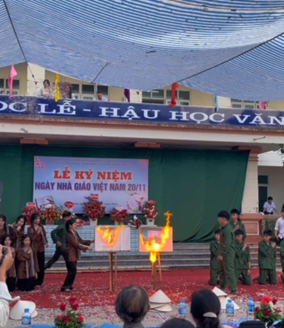 Dư âm 20/11                                      Múa mashup Lời Bác Trọng + vũ nông dân + Người giáo viên nhân dân + Người thầy chiến sĩ    “ Giải nhì “   #mua20thang11 #20thang11 #ngaynhagiaovietnam 