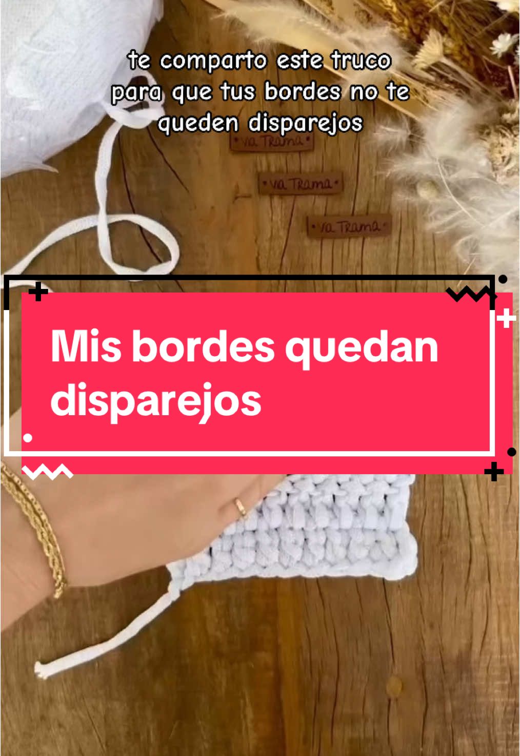 Con este truco, los bordes de tu tejido no te quedaran disparejos 🧶. Guarda este video, comparte y déjame saber si te fue util ✅. #bolsosentrapillo #trapillo #bolsospasoapaso #ganchillo #crocheterapia #emprendeconbo