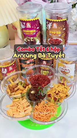 Combo Tết gồm 6 hộp bimbim + Khô các loại nè. Rinh về ăn vặt cùng gia đình thuii #ancungbatuyet #bimbim #khogalachanh #khobomieng #tet2025 #tetdoanvien #anvat #ankhuya 