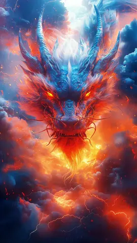4k Live Wallpaper : 🐉⚡ Witness the awe-inspiring majesty of this colossal dragon! 🐉✨ With its glowing blue scales and blazing eyes, this mythical beast emerges from the stormy clouds. Lightning and flames light up the scene, creating an epic and mystical atmosphere. Feel the power and beauty of this legendary creature! 🌌🌩️ #dragon #2025 #livewallpaper #4k #Nature #drake #Epic #Powerful #livewallpaper4k #midjourney #midjourneyart