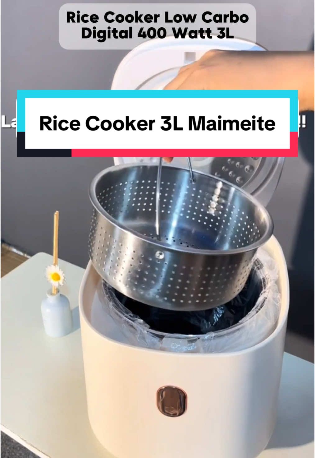 Jika Anda memiliki orang lanjut usia atau anak-anak di rumah, Anda wajib mencoba rice cooker rendah gula ini. Nasi yang dimasak sangat sehat, empuk dan lezat.  #ricecooker#nasilowsugar#ricecookerlowsugar#lowcarb#MAIMEITE 