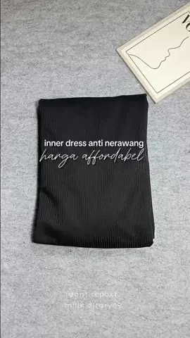 inner dress bahan premium harga pelajar #innerdress #inner #innerknit #dress #outfit 