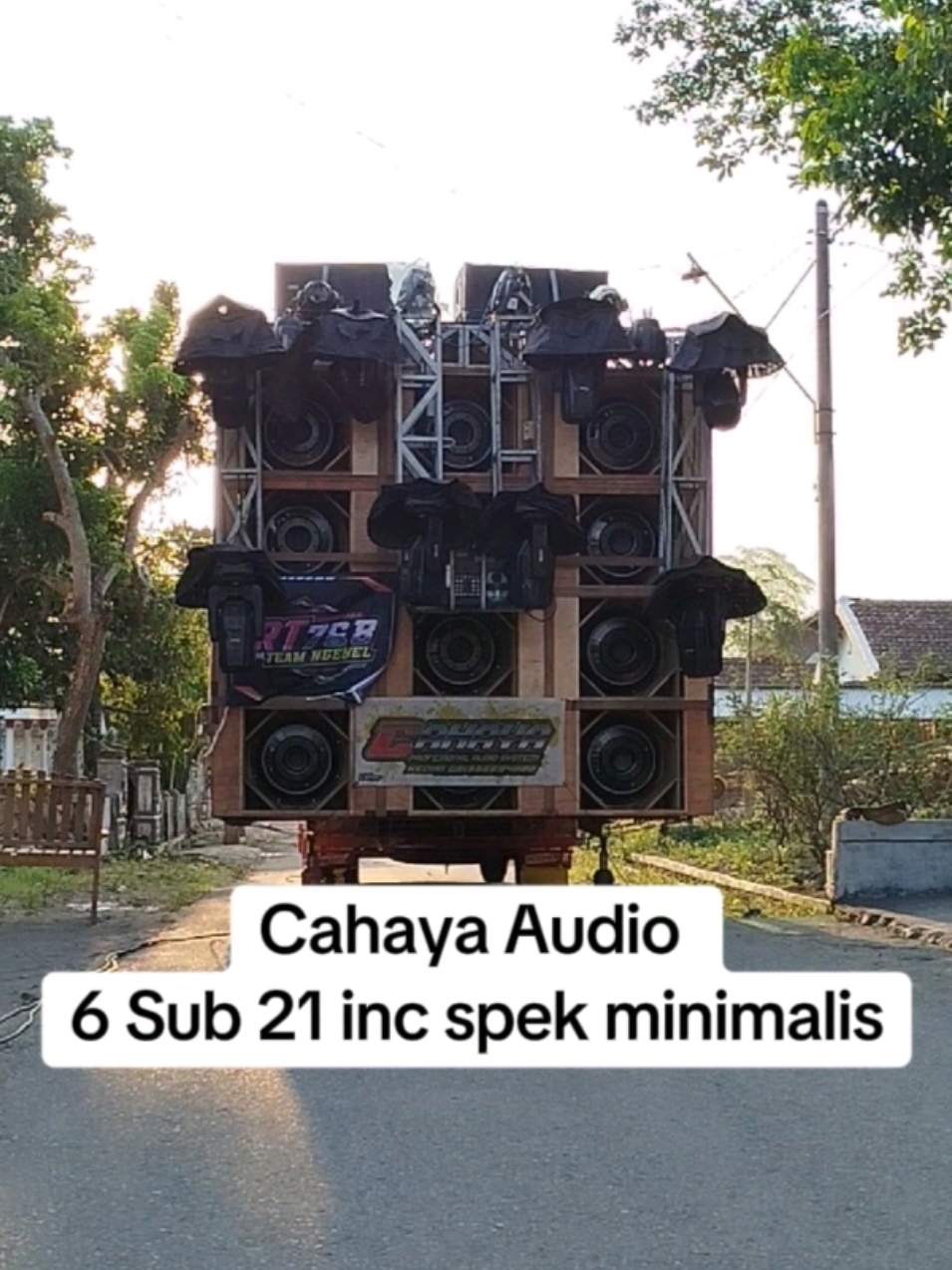 Cahaya Audio Kediri Cek Sound Ngancar Kediri spek minimalis 6 Sub 21 inch  #fyp  #cahaya  #fypシ゚viral  #cahayaaudiokediri  #cahayaaudio  #karnavalsoundsystem  #karnaval2024  #karnavalbatuaji 