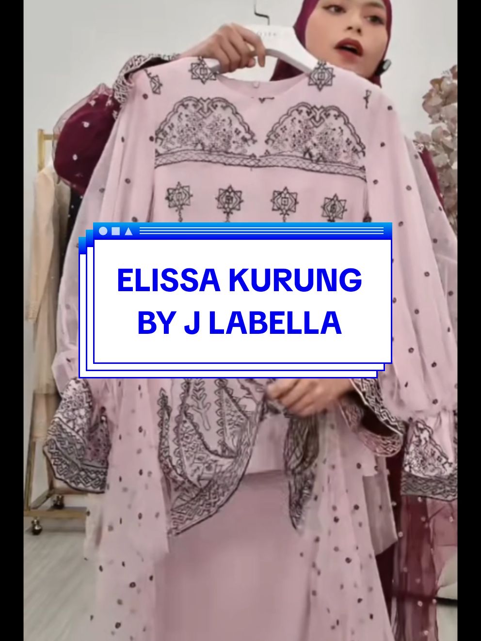 ELISSA KURUNG BY J LABELLA #jlabella #bajuraya2025 #bajukurung #bajukurungeklusif #bajukurungmoden 
