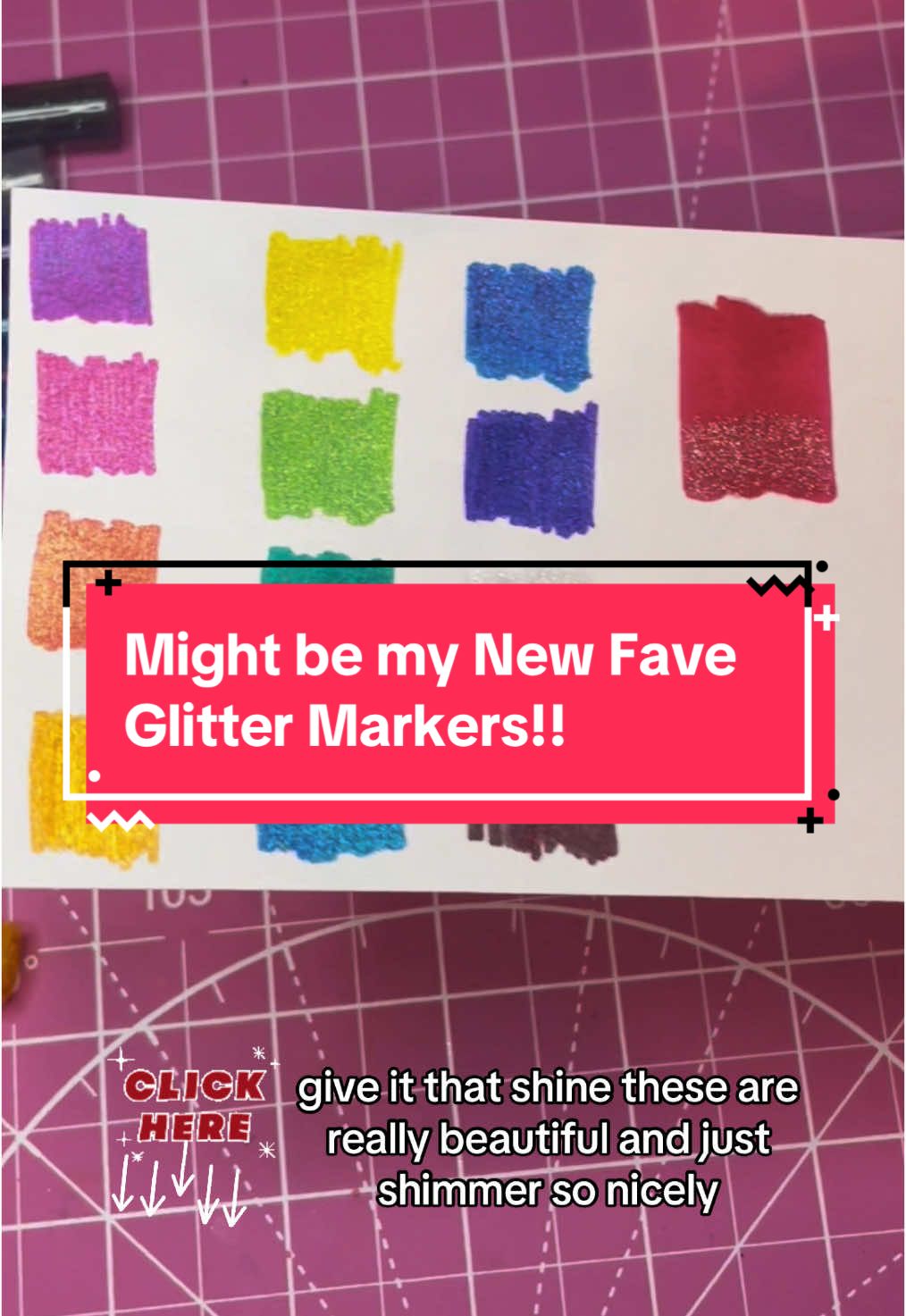 Abeier glitter markers really impressed me! #glittermarkers #coloring #coloringessentials #coloringsupplies #giftideas #tiktokshop 