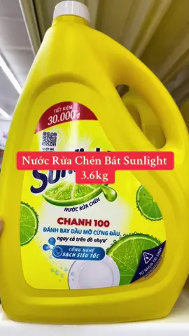 Nước Rửa Chén Bát Sunlight 3.6kg #nuocruachensunlight #chanh 