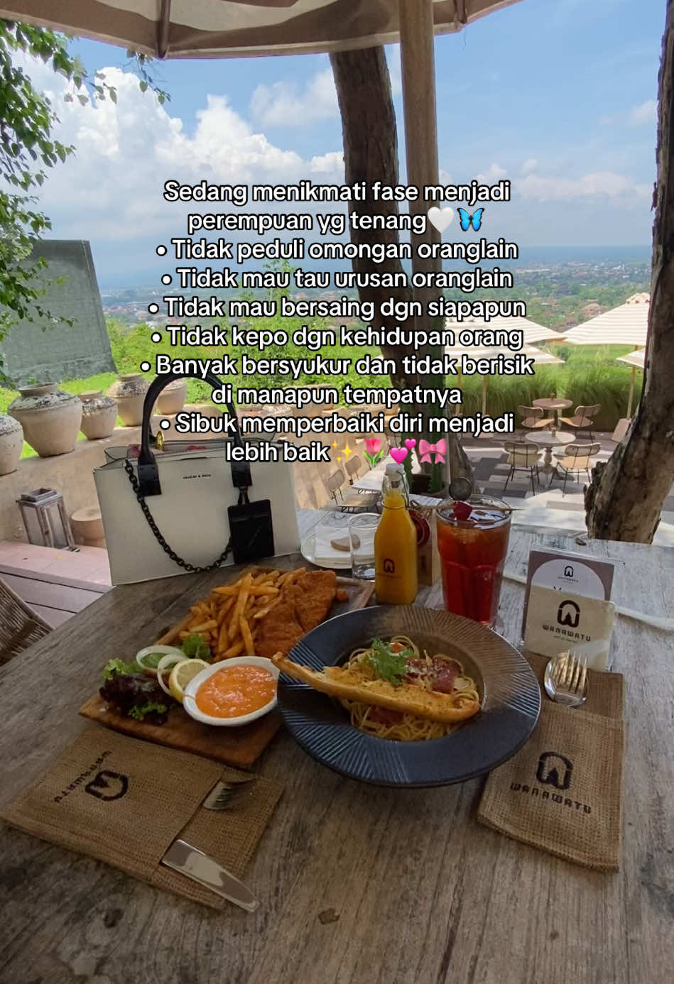 Fokus memperbaiki diri jauh lebih penting, jaga hati dan ucapan agar tetap damai biarkan yg diluar kendalimu berlalu✨#kulinerindonesia #jogjaistimewa #tahunbaru2024 