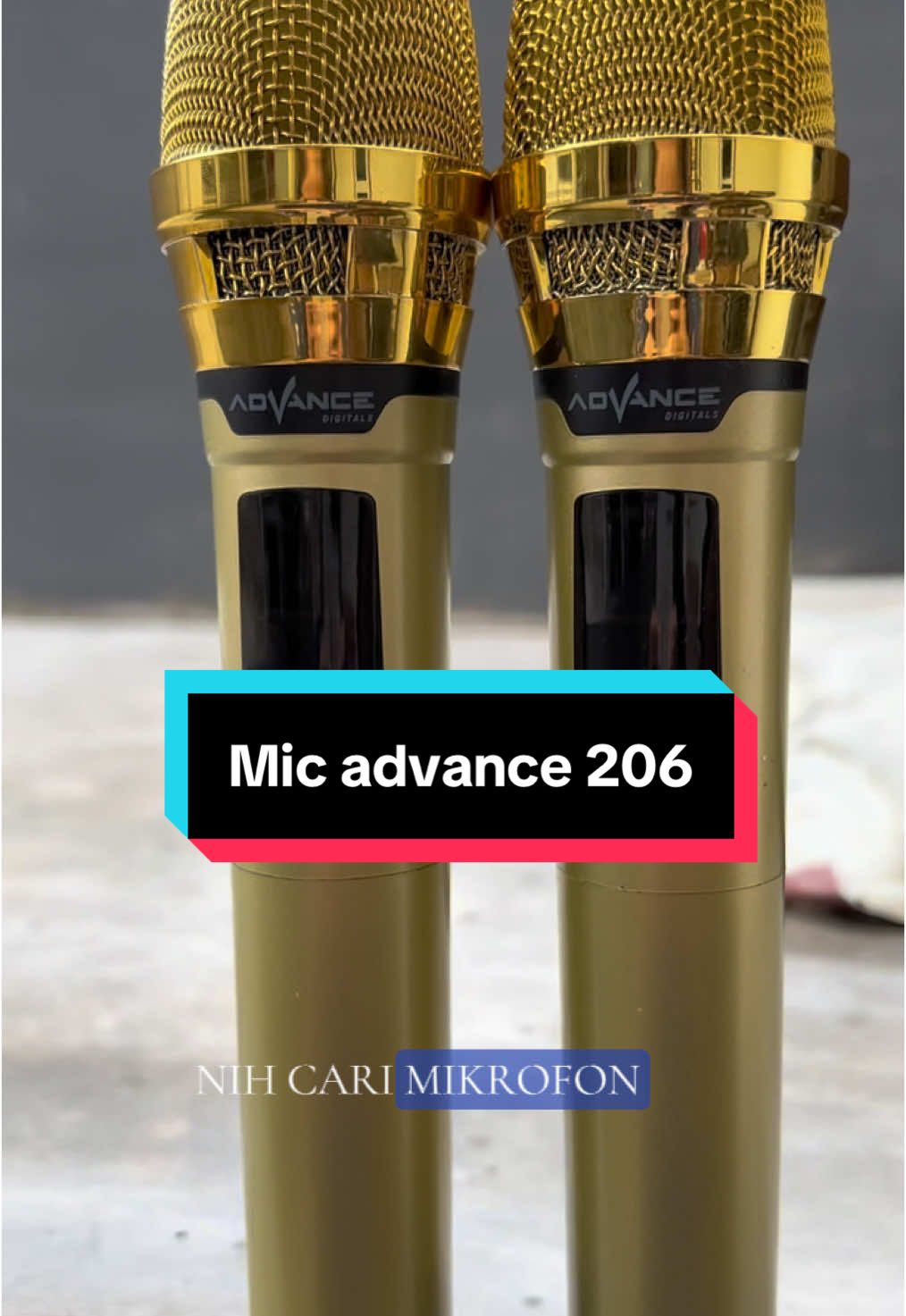 Mic Advance 206 #advance #suarajernih #duet 