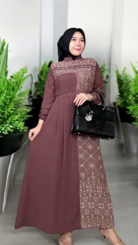 Rekomendasi Gamis Tsabina Gamis Mute Swarovsky Cringkle Motif #gamis #gamispremium #nyamandipakai #trending #trendi #foryou #fypジ #fyp #🥰 