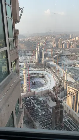 -View From Clock tower🥹❤️#clocktowermakkah #makkah🕋 #vairal #islamic #omrah 