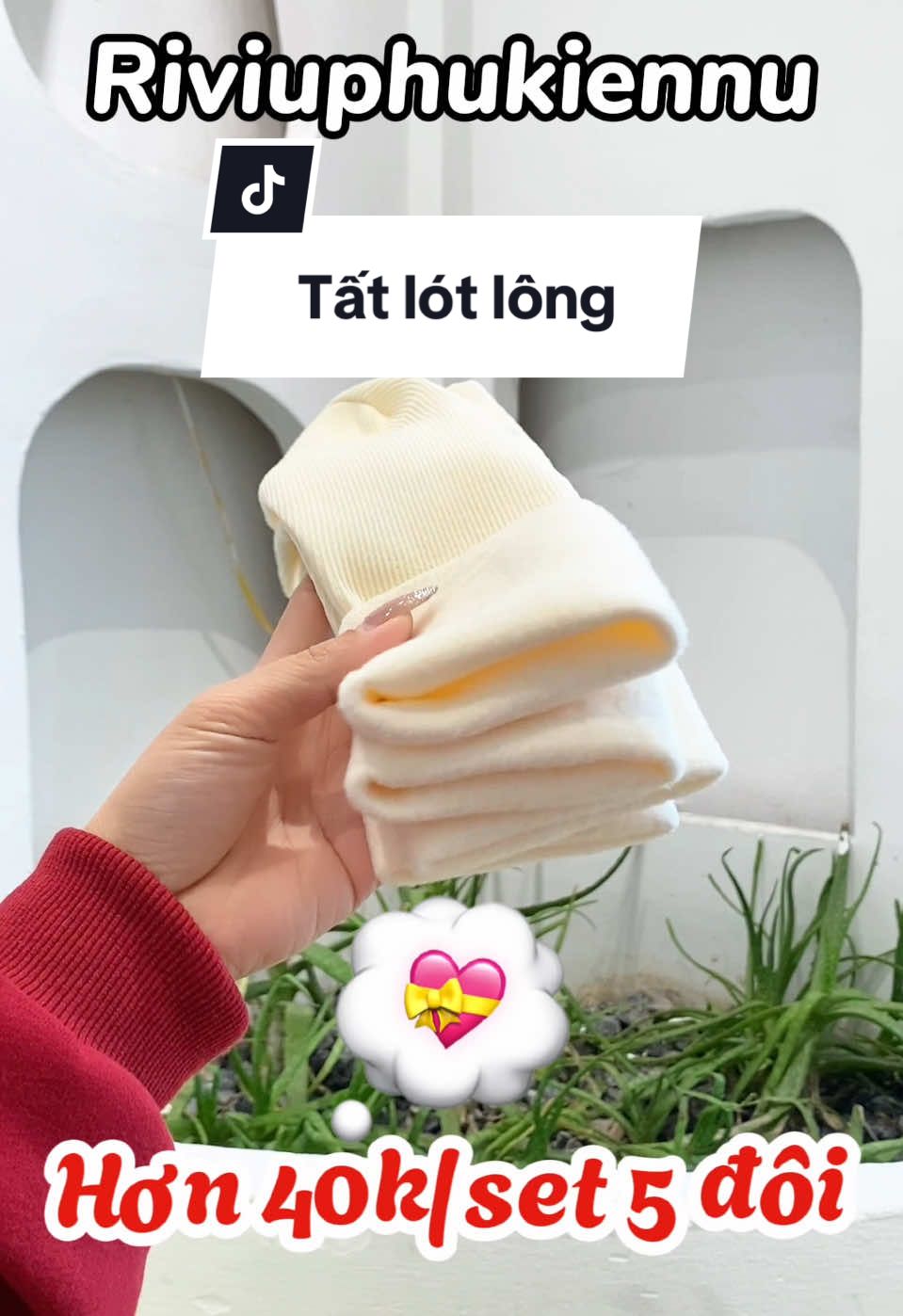 Tất lót lông cổ cao siêu ấm nè mấy bà ơi!! #tatcaoco #tatcaoconu #tatvonu #thinhhanh #riviuphukiennu 