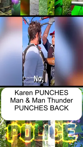 Karen PUNCHES Man & Man Thunder PUNCHES BACK 049