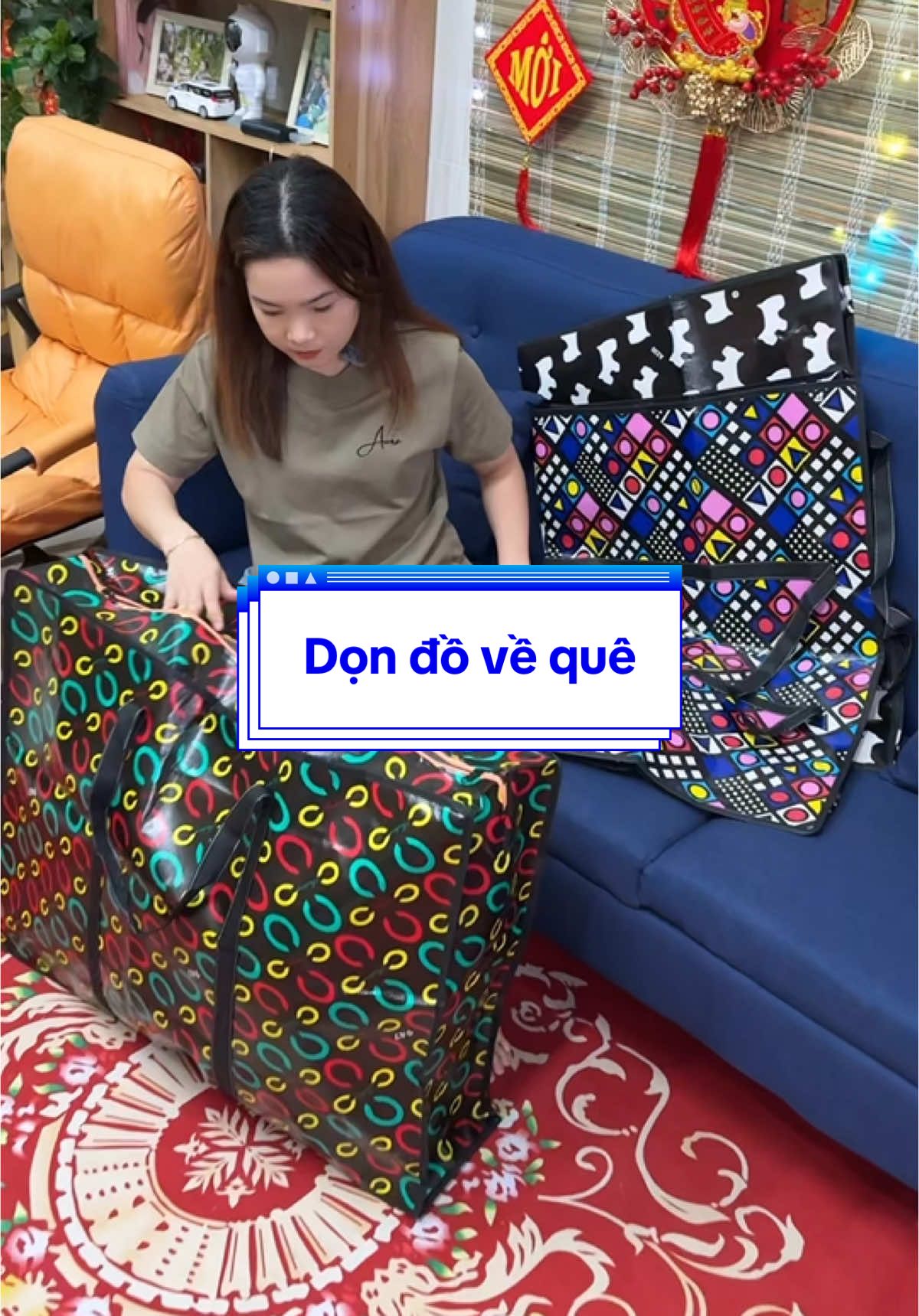 COMBO 3 Túi Bạt Đựng Quần Áo #giadungtienich #tuibatdungdo #tuidungquanao #tuidungdo 