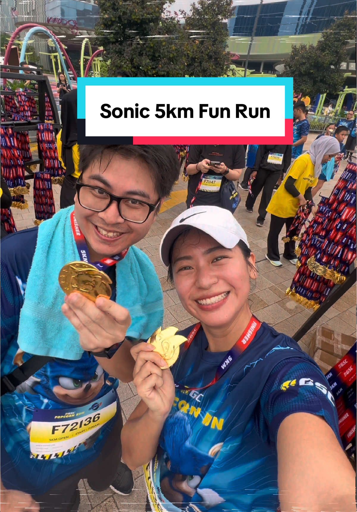 Lets gooooo!!!!!!! 5km Fun run with GSC SONIC 😍 #funrun #marathonrunner #marathon #funrun2024 #sonicrun #gscrun #Running #runeveryday #runaway #hanlibubu #putrajaya 