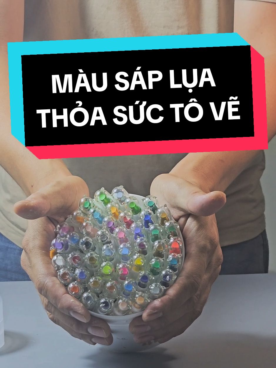 MÀU SÁP LỤA 12,24,36,48 MÀU CHO BÉ (TẶNG CỌ) #tomauchobe #butmau 