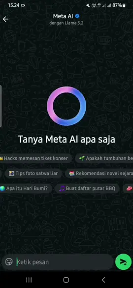 ikutan yang lagi trend..😎 #AI #ai #meta #metal #metaaiwhatsapp #trend #viral 