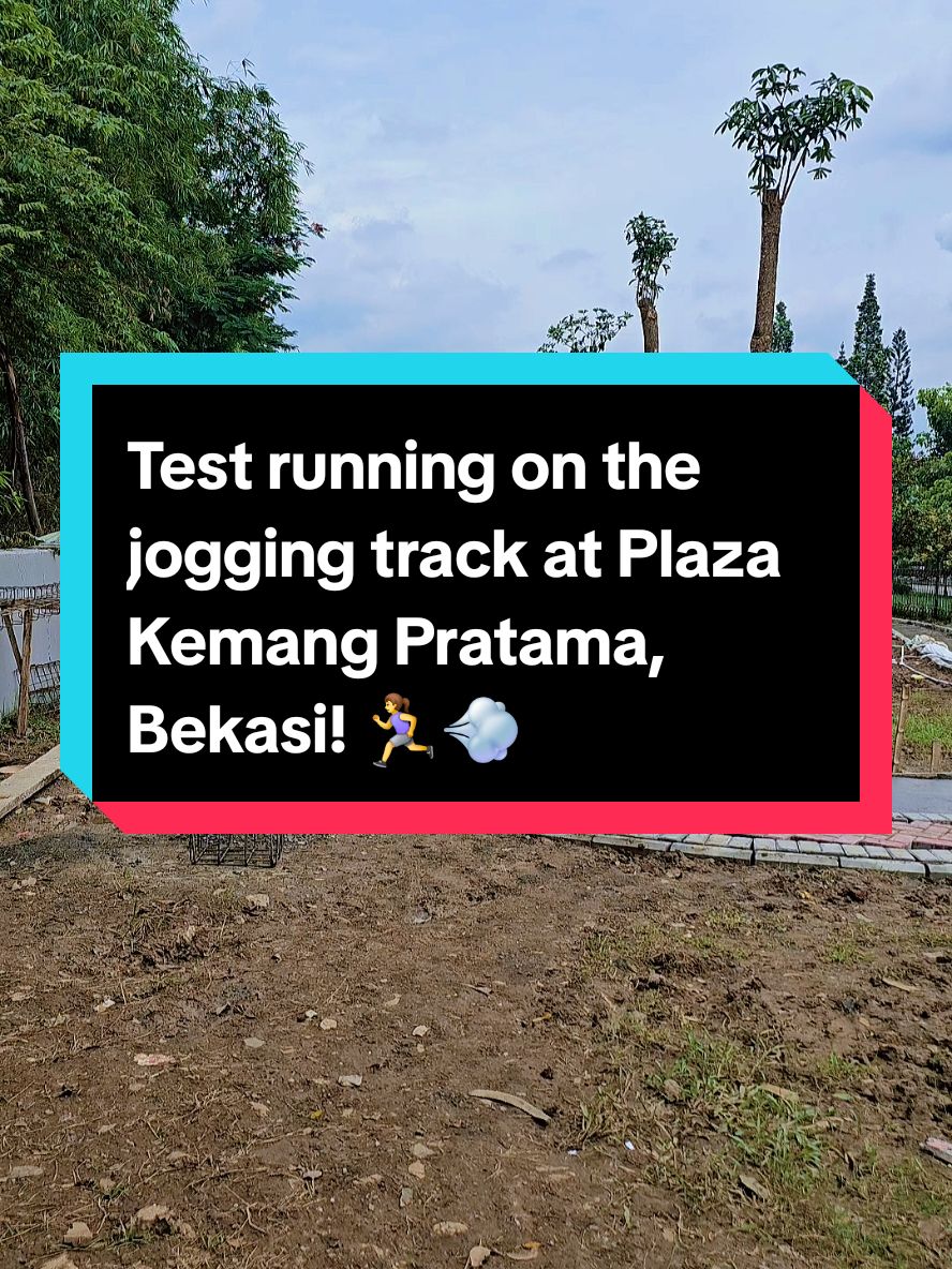 Test running on the jogging track at Plaza Kemang Pratama, Bekasi! 🏃‍♀️💨 #Running #Track #PlazaKemangPratama #Bekasi #Fitness #Exercise   #acalandscape #acapeople  #foryou 
