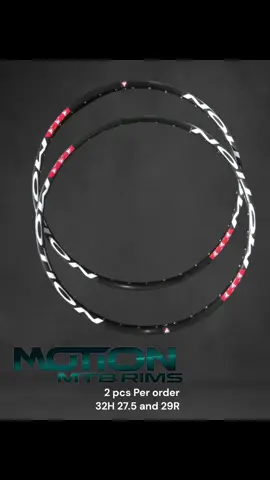 #CapCut NEW STOCK ALERT!!! MOTION MTB RIMS - 27.5 AND 29R - HOLES: 32H - FULL ALLOY - WITH STAINLESS EYELETS - COLOR: BLACK - MATERIAL: ALLOY - 2 PCS PER ORDER NONE-TUBELESS GOOD QUALITY AESTHETICALLY-DESIGNED MAY 6 MONTHS WARRANTY PA DUE TO FACTORY DEFECT FITS ALL MOUNTAINBIKES 27.5 AND 29R