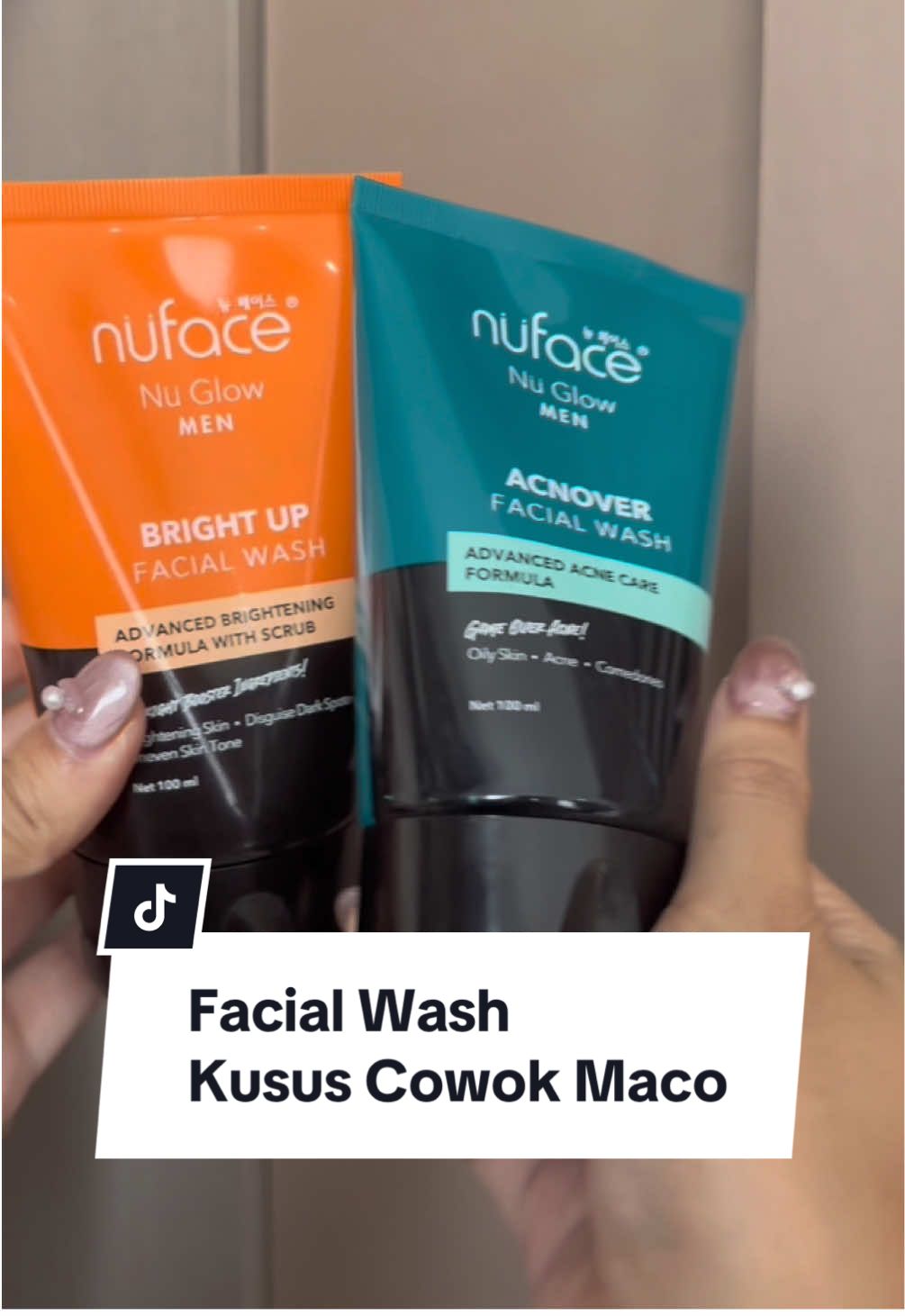 ✨COWOK JUGA PERLU BERSIH MAKSIMAL!✨ #nuface #facialwash #nufaceforman #temancantiku #skincarepria 