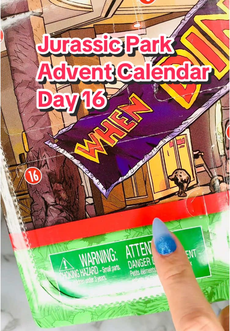 Day 16 - 24 Days Jurassic Park Advent Calendar Dinosaur Mini Satisfying Asmr #fyp #jurassicworld #jurassicpark #jurassicworlddominion  #dinosaur #dino #dinosaurs  #toys  #toy  #asmr #fypシ゚viral #fypppppppppppppp #foryoupageofficiall #asmrunboxing  #christmas #holiday #adventcalendar2024 #adventcalendar #christmas2024 #asmr #day16