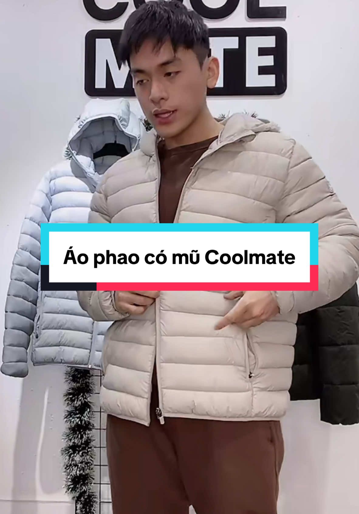 [mua 1 áo phao tặng 1 áo tay dài]  Áo phao có mũ Coolmate #aophaocomu #Coolmate #thancongbinh 