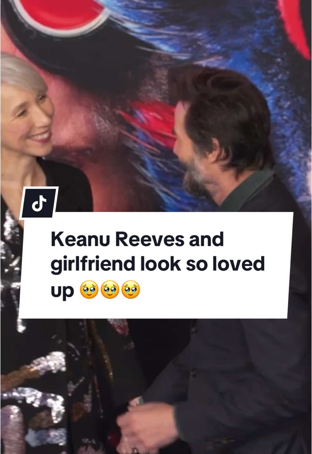 Keanu Reeves and his girlfriend Alexandra Grant truly had the look of love on the red carpet of the LA premiere of Sonic the Hedgehog 3 🥹❤️