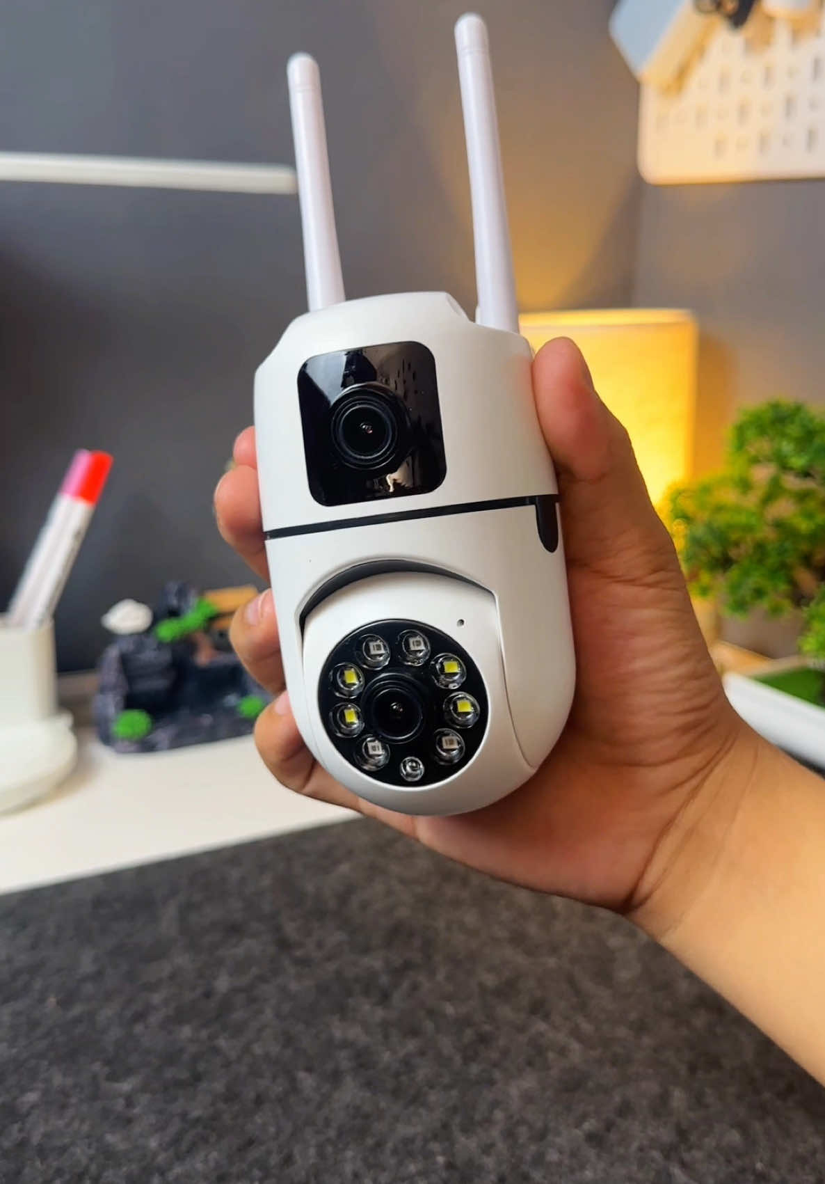 Cctv dual lensa kamera jadi hasilnya lebih maksimal di bandingkan yang satu kamera #cctvdualcamera #cctv #cctvv380pro 