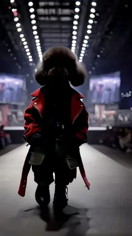 “AI Dog Fashion Show: Who’s the Most Stylish Model?” #dogsoftiktok #aidog #fashion #pet 