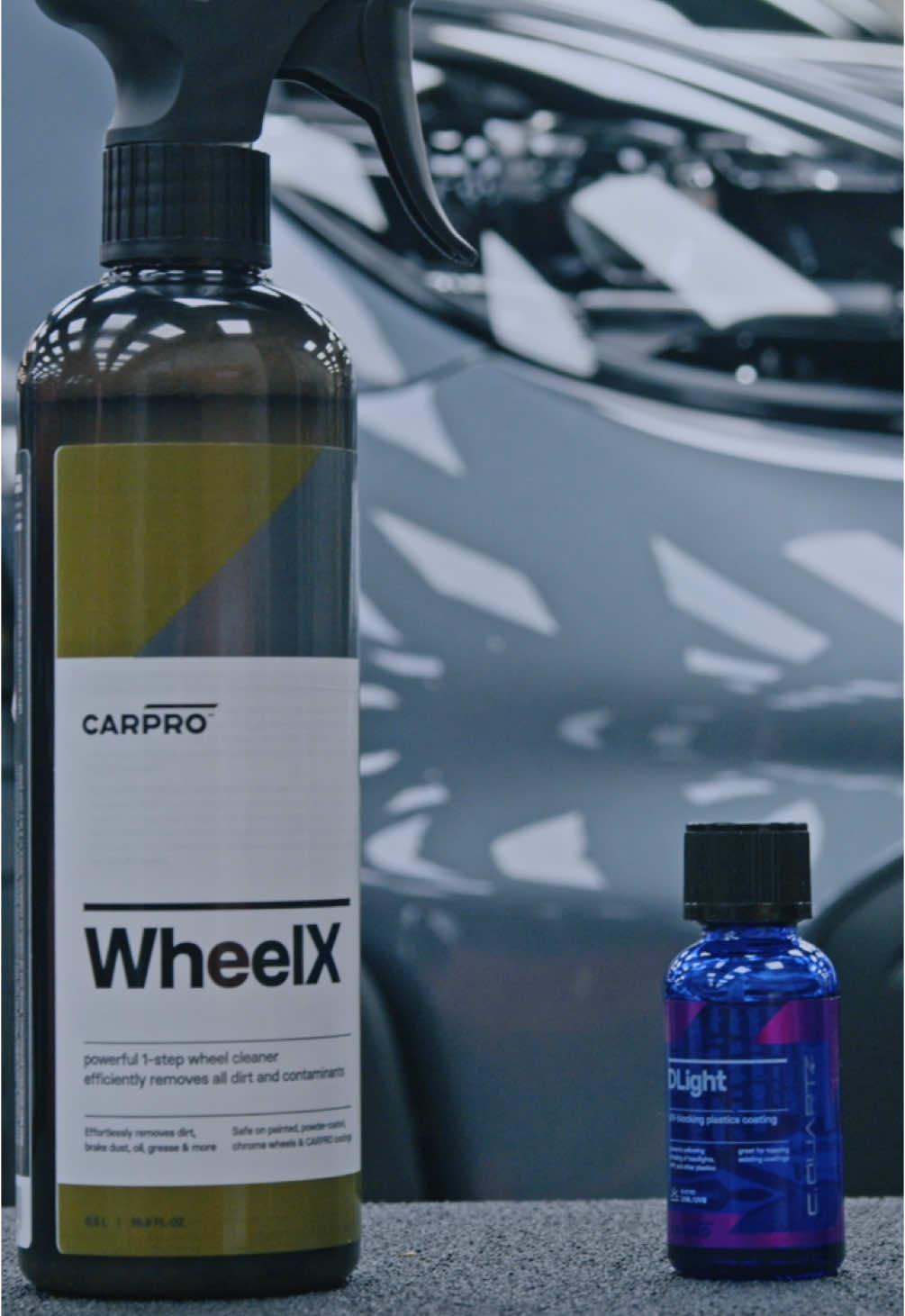 3 Game-Changing Innovations for Car Care! 🚗💦 1️⃣ DLight: Protects plastics, headlights, and PPF from UV damage. No fading, no yellowing—up to 3 YEARS! ☀️🛡️ 2️⃣ Gliss 2.0: Ultimate slickness and gloss. Use it solo or as a topcoat for next-level shine. 🌟💧 3️⃣ WheelX: Powerful 1-step wheel cleaner. Removes dirt, grime, and brake dust effortlessly—safe on all finishes! 🛞🧼 Time to upgrade your detailing routine! 🔥 #CARPRO #Detailing #CarCare #DLight #Gliss2 #WheelX #CarDetailing #CleanCar #AutoDetailing